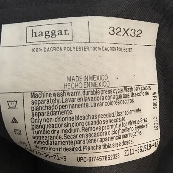 Hagar Black Label cuffed microfiber dress pants - Picture 4 of 5